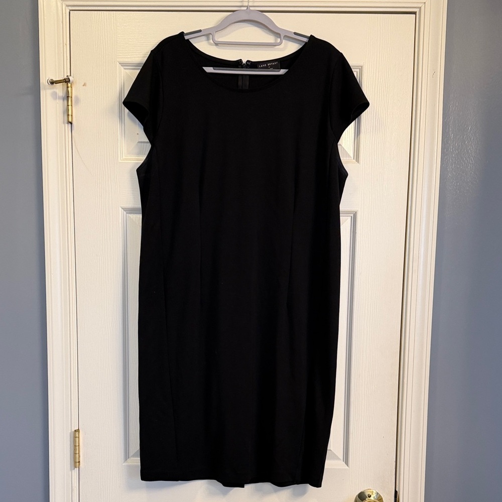 Lane Bryant Elegant Black Midi Dress